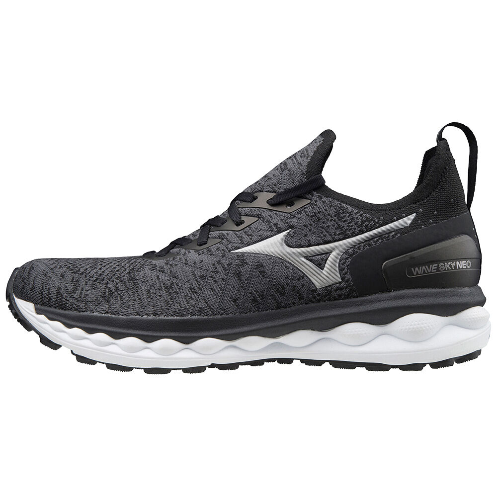 Mizuno Men's Wave Sky Neo Running Shoes Dark Grey/Silver/Black (J1GC203403-RDA)